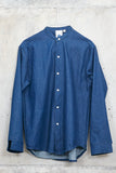 AIR   [ flow  ] - men shirt full button row 100% cotton denim