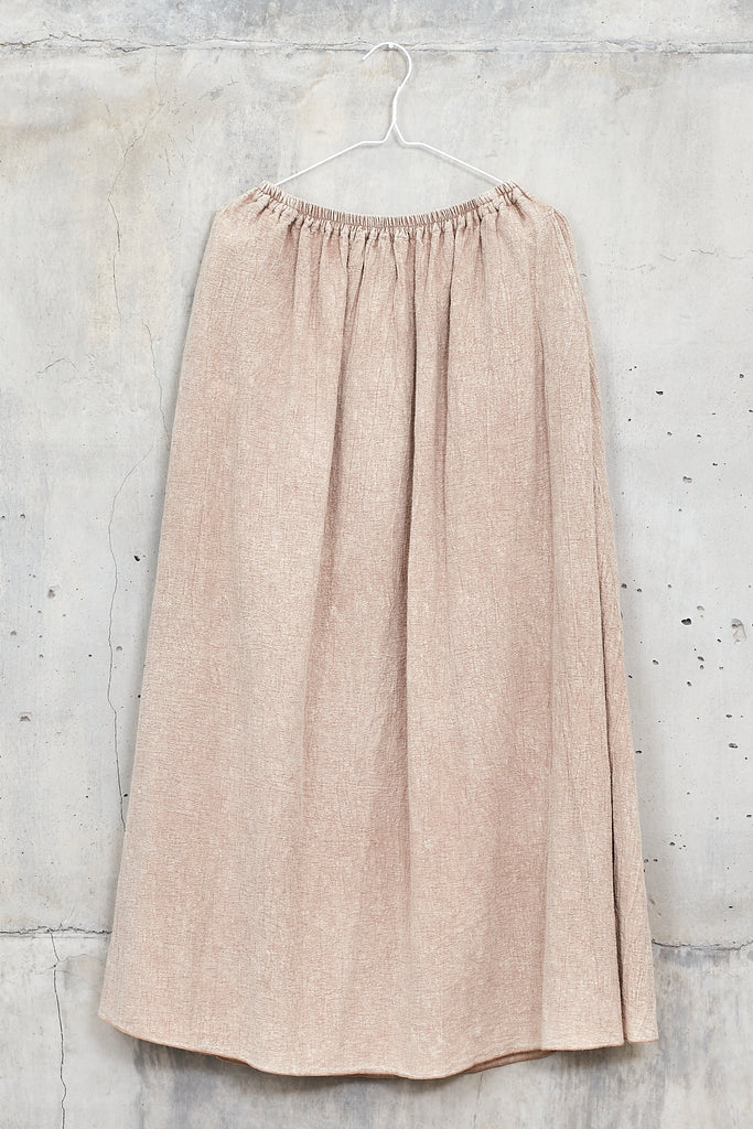 BUNGA  [flow] -  maxi skirt nila cotton linen