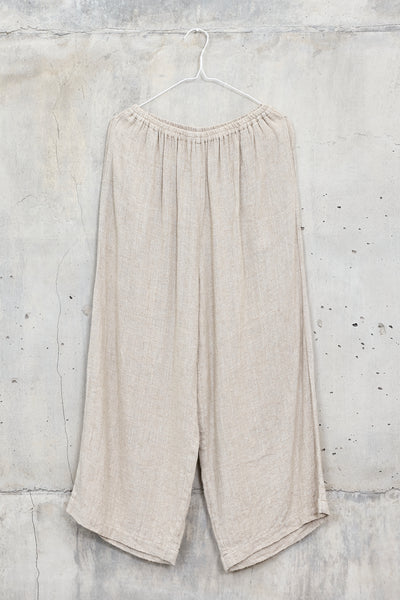 MUDAH [flow] - culotte 100% raw linen