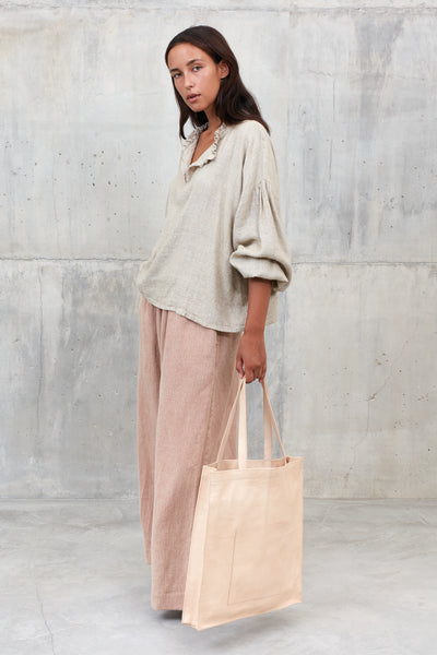 BUATAN  [ flow ] - BLOUSE 100% RAW LINEN