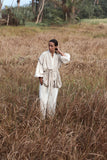 CINTA [flow] - 100% hachiko linen trousers